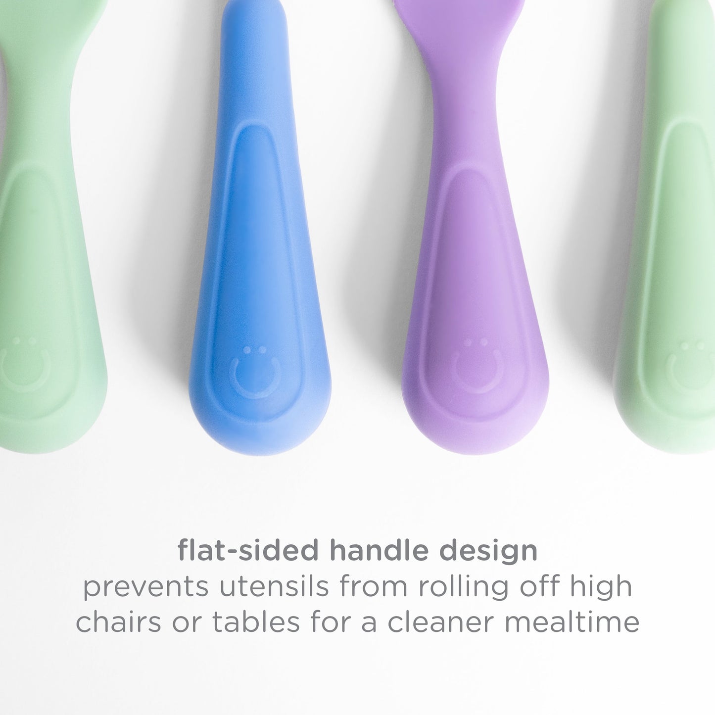Heavy Duty Silicone Toddler Training Spoons, Baby, Silicone Flatware Sets, 3 Pack - Heavy Duty Stainless Steel Kitchen Shears Detail