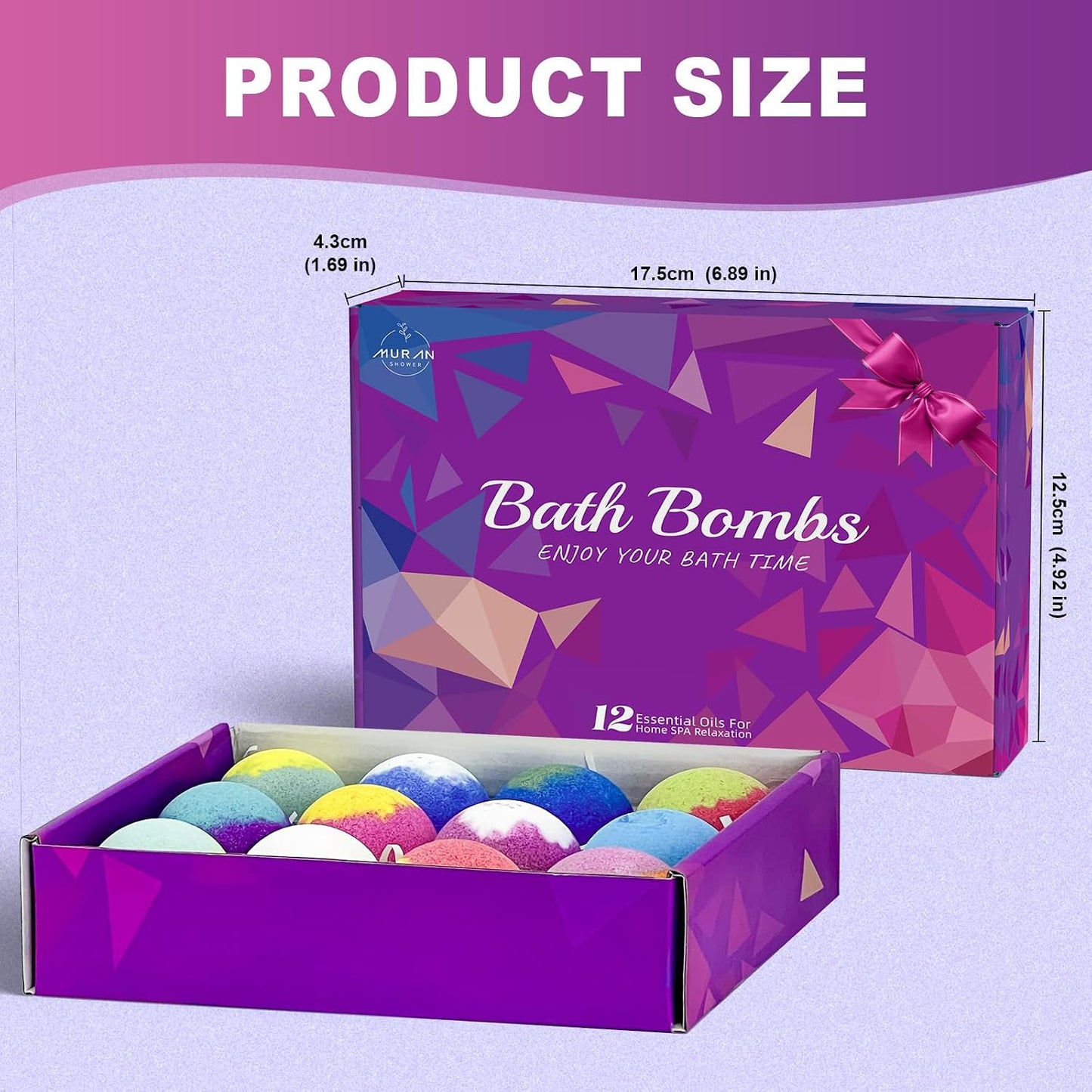 Bath Bombs for Women Gift Set 12 Pack Natural Relaxing Bath Bombs for Her,Aromatherapy Bubble Bath & Fizzy, Halloween Boo Basket Birthday Gifts for women Mom Gifts idea For wife/Teens, girlfriend,Kids