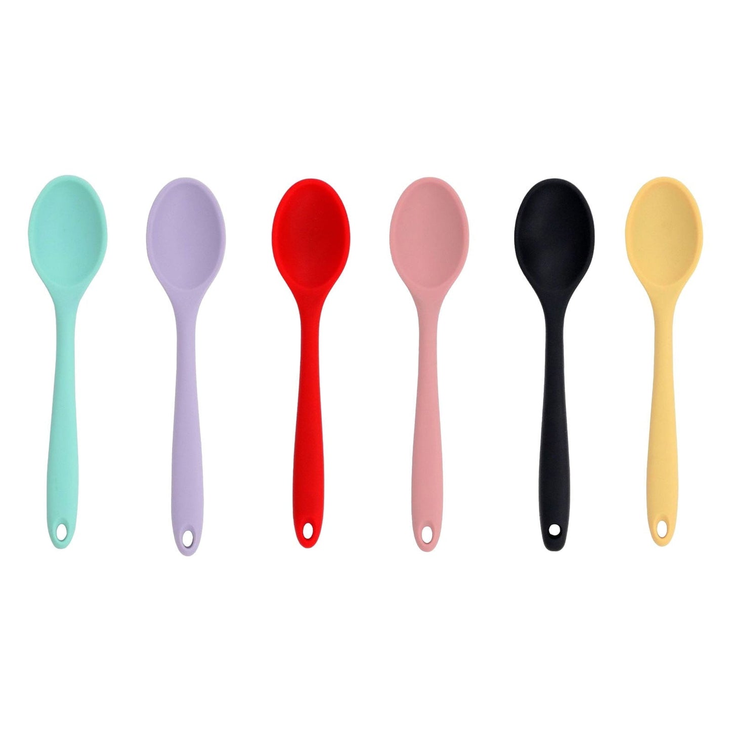 Premium Silicone Silicone Slotted Spoon, High Heat Resistant Silicone Cooking Spoon, 2Pcs Nonstick Silicone Mixing Spoon, Durable Kitc... - Durable Turner & Ladle Utensil Set for Home Chefs Detail