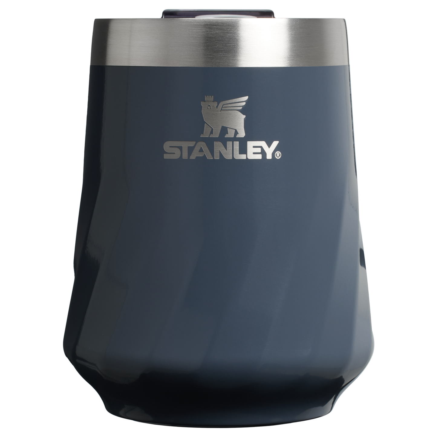 Premium Matte The Textured Reserve Wine Tumbler D141Z - Reserve Collection Stainless Steel Whiskey Cup - Twilight Gloss