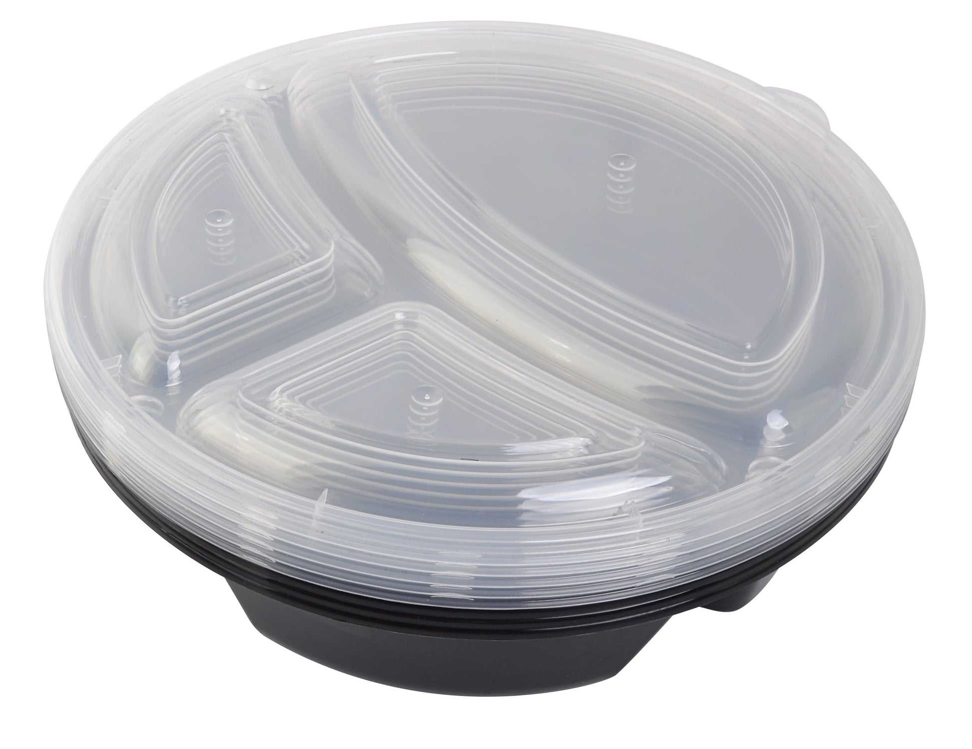 Deliciously Squishy 5-Pack Round Meal Prep Containers with 3 Compartments and Lids, 1L, BPA-Free, Microwave & Dishwasher Safe, Made for F... - Squishy Dohnut Sweet Treat Shaped Stress Toy Detail