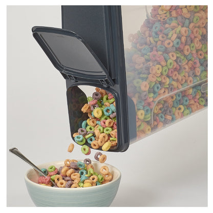 Whimsical Doughnut 2-Pack Plastic Cereal Keeper Storage Containers, Kitchen Pantry Organizer Canisters for Cereal and Dry Food... - Fun Food Fidget Cookie Squishable Toy Detail