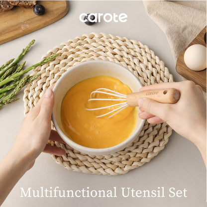 Professional Grade 17-Piece Silicone and Wood Cooking Utensil Set, Heat-Resistant, Safe for Nonstick Cookware - Professional Kitchen Tool for Culinary Enthusiasts Detail
