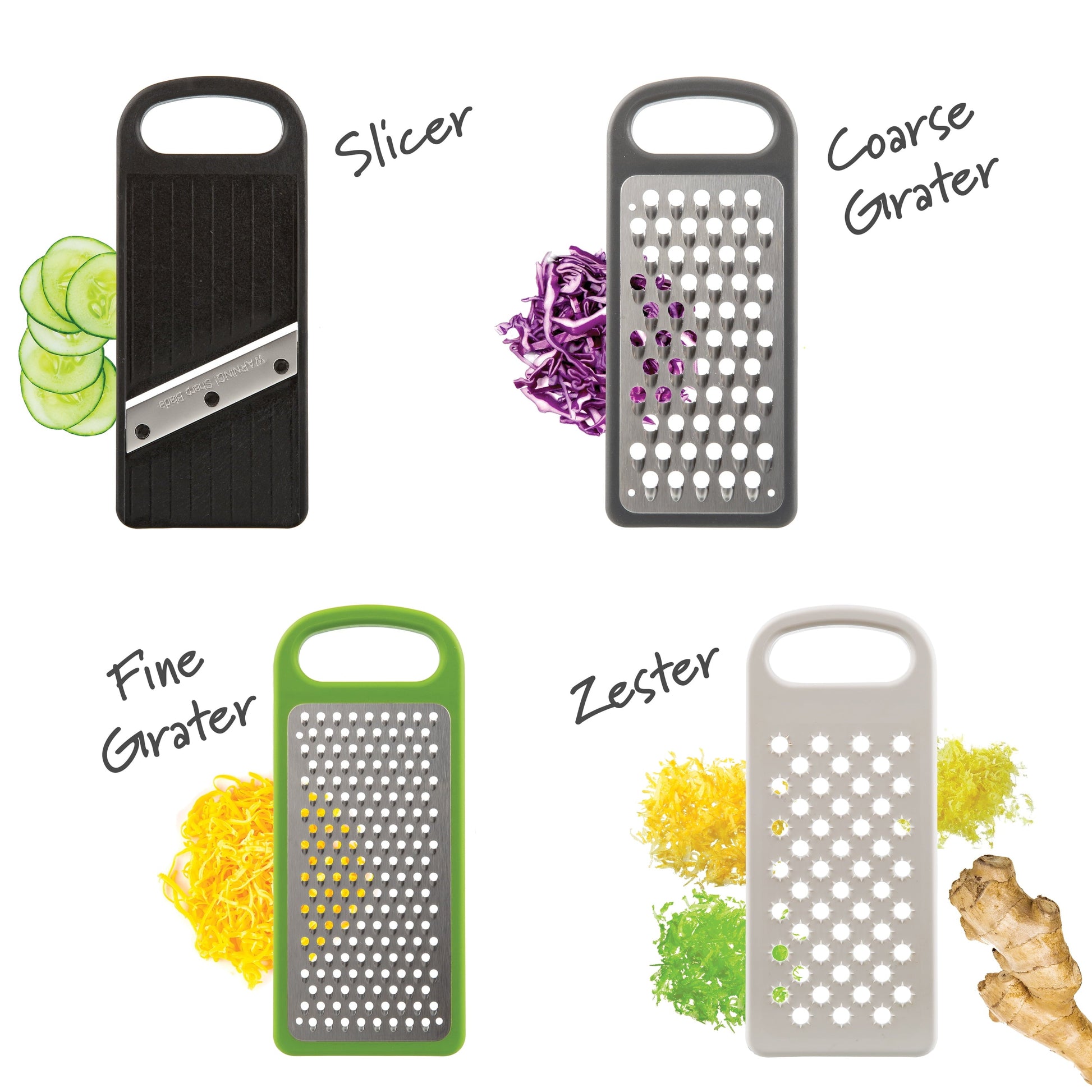 Innovative Compact Grate & Slice Set - Kitchen Gadget Tool for Quick Food Prep Detail