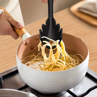 Heavy Duty Silicone Cooking Utensils Set - 446°F Heat Resistant Kitchen Utensils,Turner Tongs,Spatula,Spoon,Brush,Whisk,Ki... - High-Precision Culinary Tool for Baking & Cooking Detail