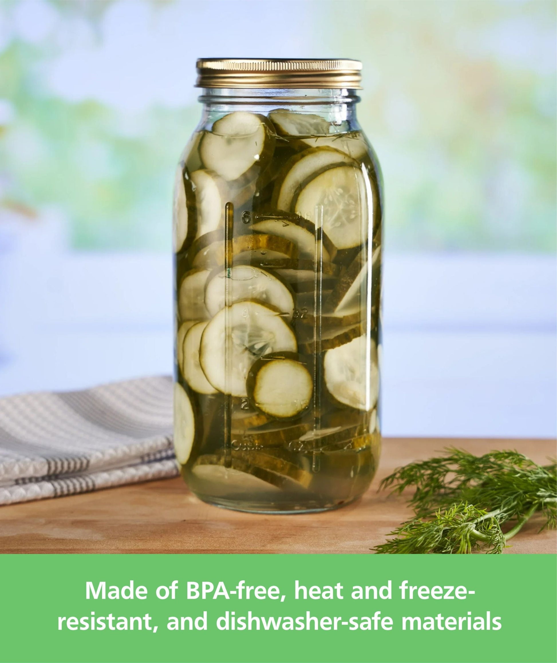 Deliciously Squishy 64 oz Mason Jars, Wide Mouth Half Gallon Canning Jars with Lids and Rings, 6-Pack Extra Large Glass Jars for Home Can... - Deliciously Soft Cupcake Sensory Glob Detail
