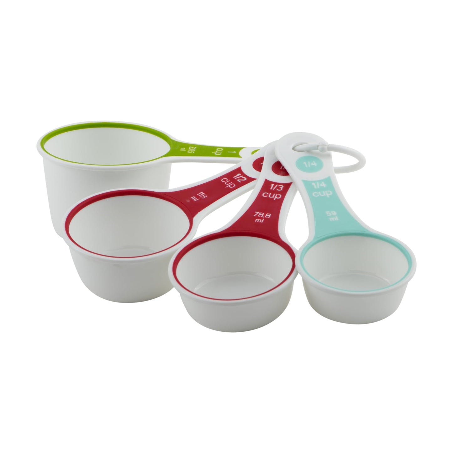 Innovative (3 pack) 4-Piece Measuring Cups Set, Multicolor - Multi-Functional Manual Food Chopper & Slicer Detail