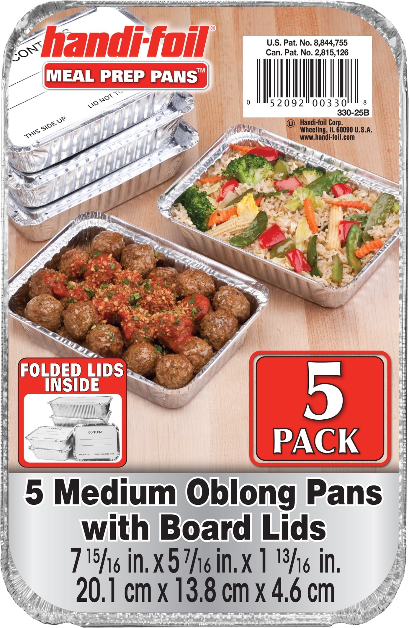 Fun Food Fidget Aluminum Meal Prep Pan with Lids, 5 Count - Playful Star & Heart Shaped Geometric NeeDoh Detail