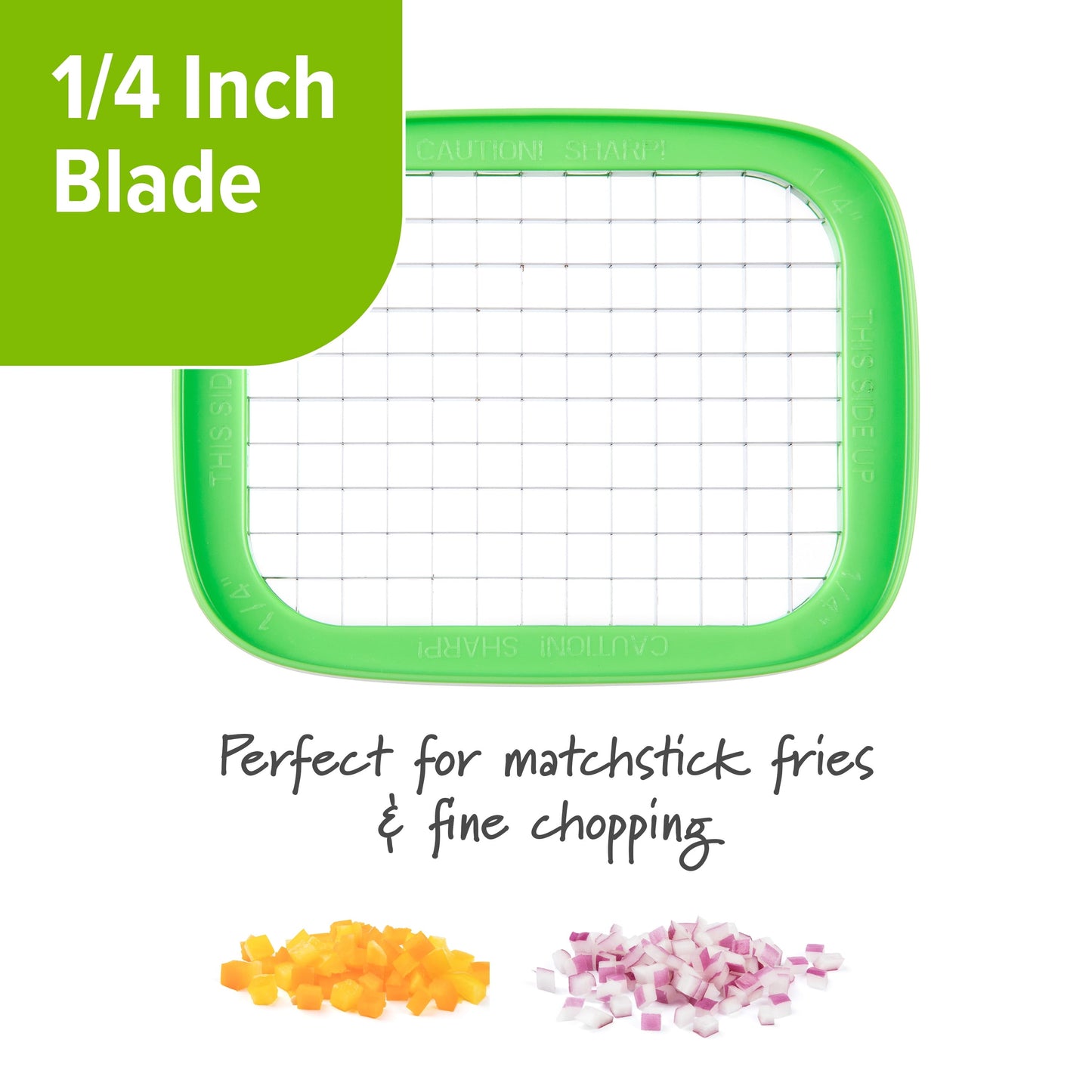 Innovative 3-in-1 Deluxe French Fry Cutter - Kitchen Gadget Tool for Quick Food Prep Detail