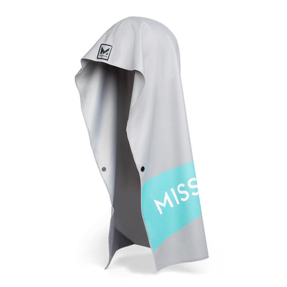 MISSION Max Plus Cooling Hoodie Towel- Hood Towel, Cools Instantly When Wet, UPF 50 Sun Protection, Contours Your Head to Stay in Place, Great for Sports, Fitness, Gym (White Camo)