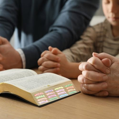Smart Home Bible Tabs, 75 Tabs, Laminated Bible Index Set