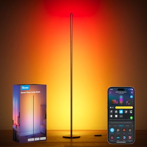 Classic Govee RGBIC Floor Lamp Basic, 1000lm LED Corner Lamp Collection