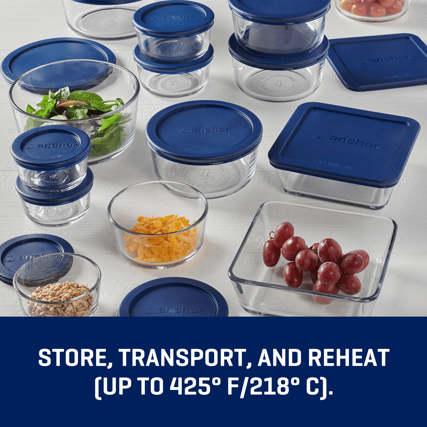Sweet Treat Shaped Glass Food Storage Containers with SnugFit Lids, 30 Piece Set - Fun Food Fidget Cookie Squishable Toy Detail