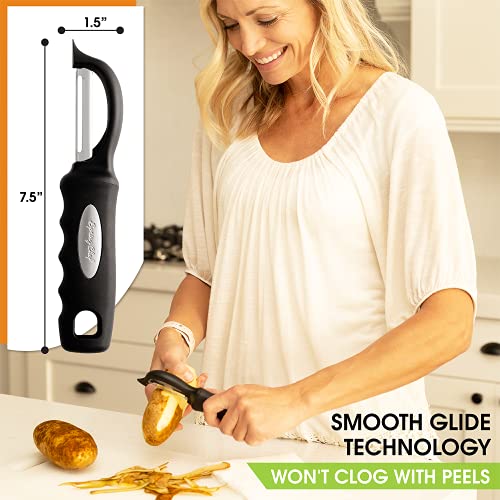 upgraded Spring Chef upgraded Swivel Vegetable Peeler, Soft