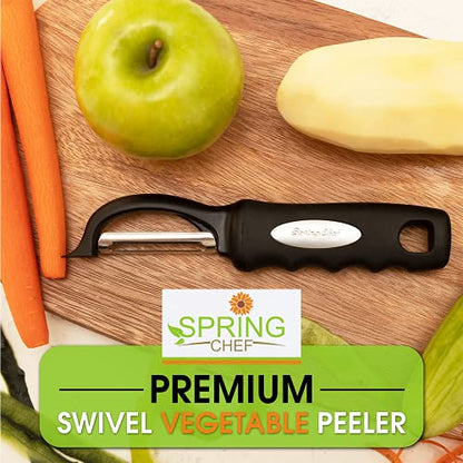 upgraded Spring Chef upgraded Swivel Vegetable Peeler, Soft