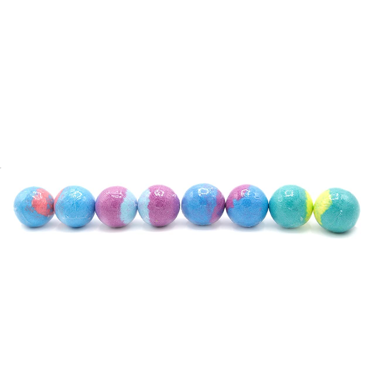 Crayola Scented Bath Bombs for Kids (7 Count), Non-Toxic, Stain Free, Multi-Colored Fizzy Bath Bombs with Grape, Lemon, Cotton Candy & Bubblegum Scents