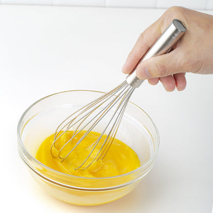 Ergonomic Manual 10" Stainless Steel Balloon Whisk - Innovative Kitchen Helper for Modern Cooking Detail