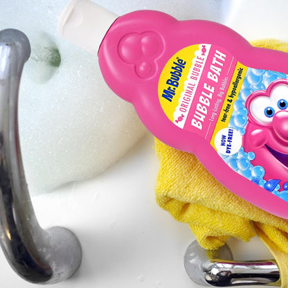 Mr. Bubble Extra Gentle Bubble Bath - Hypoallergenic, Tear Free Bubble Bath Solution Perfect for Sensitive Skin (Pack of 2 Bottles, 16 fl oz Each)