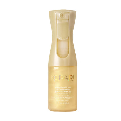 Kopari Sunglaze Body Gel Cream Sunscreen SPF 50+ | Broad-Spectrum Body Sunscreen with Hyaluronic Acid & Coconut Oil | Lightweight, Non-Greasy, Glowing Finish