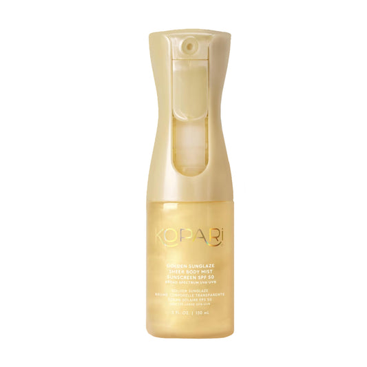 Kopari Sunglaze Body Gel Cream Sunscreen SPF 50+ | Broad-Spectrum Body Sunscreen with Hyaluronic Acid & Coconut Oil | Lightweight, Non-Greasy, Glowing Finish