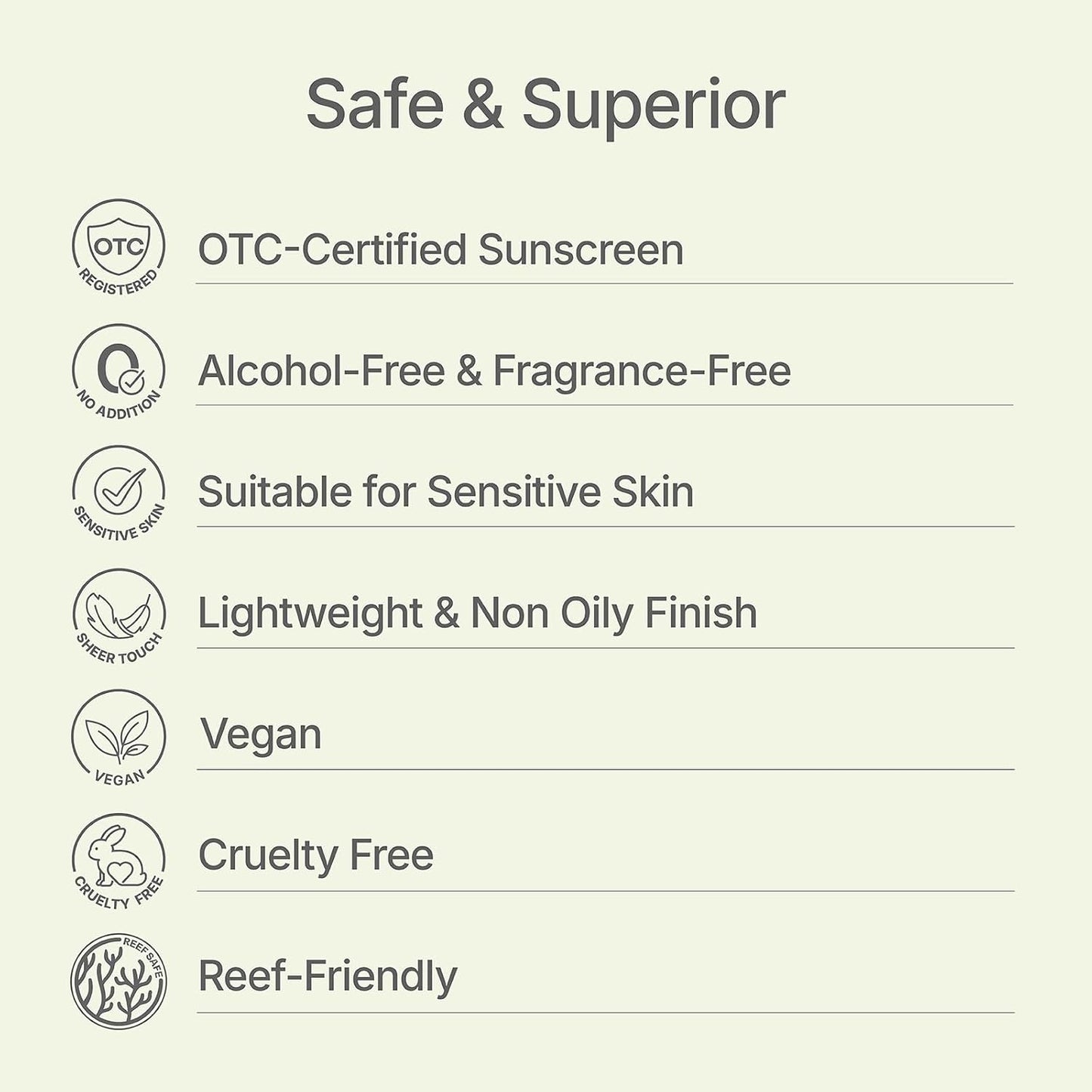 MISTINE Mineral Sunscreen Lotion SPF 50+, No White Cast Zinc Oxide Lightweight Non Oily Finish Korean Sunscreen for Sensitive Skin, Non comedogenic, Reef Safe, Travel Size-1.35 Fl Oz/40mL