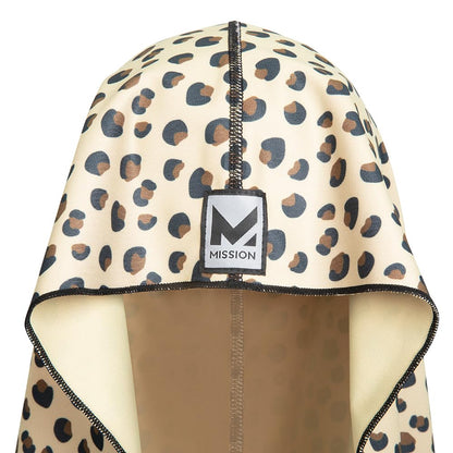 MISSION Max Plus Cooling Hoodie Towel- Hood Towel, Cools Instantly When Wet, UPF 50 Sun Protection, Contours Your Head to Stay in Place, Great for Sports, Fitness, Gym (White Camo)