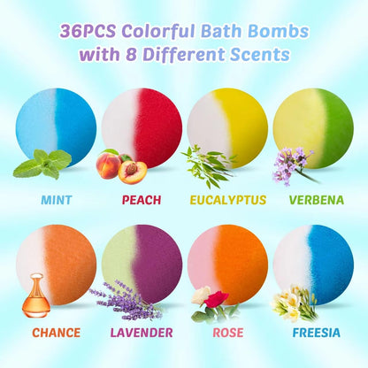 Bath Bombs for Kids, 12 Pcs Bath Bombs with Glow in The Dark Animal Surprise Inside, Handmade Organic Bubble Bath Ball Gift Set for Boys and Girls, Gift for Birthday Christmas Easter