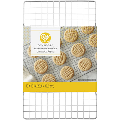 Innovative Everyday Chrome-Plated Cooling Grid, 10 x 16 in., Rectangular, Packaging May Vary - Multi-Functional Manual Food Chopper & Slicer Detail