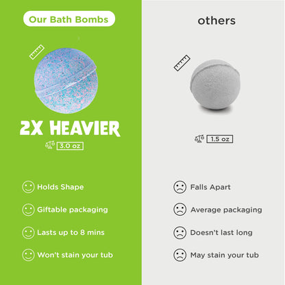 Superhero Bath Bombs for Kids with Surprise Toys Inside (6 Pack) - Large Bubble Bomb Fizzies for Boys, Girls, & Toddlers - Birthday Gift for Kids - Fruity Scent, USA Made by Two Sisters