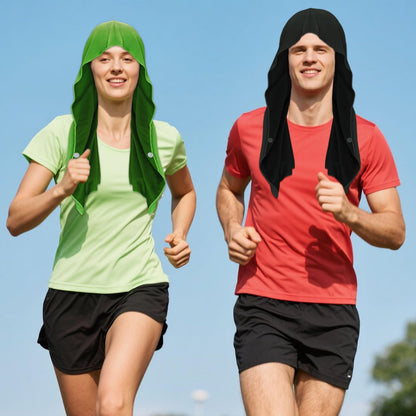 4 Pack Cooling Hoodie Towels Cooling Towels for Neck and Face Quick Drying Sweat Towel Wraps Cooling Head Neck Wraps Sun Protection for Hot Summer Weather Sport Workout