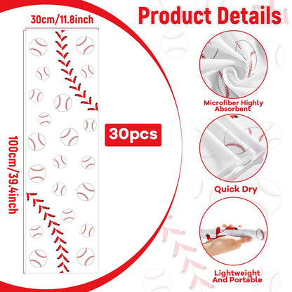 30Pcs 250th Anniversary Patriotic Cooling Towels for Neck and Face 40 x 12 Inch American Flag Sports Workout Ice Towel for Sweat Microfiber Breathable Chilly Bulk Neck Wraps for 4th of July Outdoor