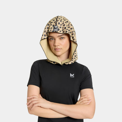 MISSION Max Plus Cooling Hoodie Towel- Hood Towel, Cools Instantly When Wet, UPF 50 Sun Protection, Contours Your Head to Stay in Place, Great for Sports, Fitness, Gym (White Camo)