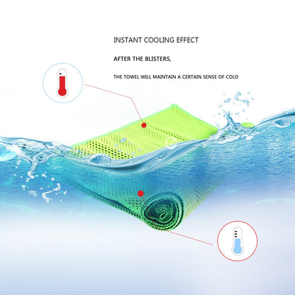 Cooling Towels (40"x 12", Pack of 30) for Neck and Face, Cold Towel for Hot Weather, Sports, Workout, Fitness, Gym, Yoga, Golf, Pilates, Travel, Camping & More