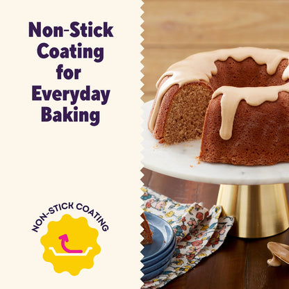 Innovative Everyday Non-Stick Bundt Cake Pan 9.51" Fluted Tube Baking Pan, Packaging May Vary - Premium Stainless Steel Garlic Presser & Peeler Detail
