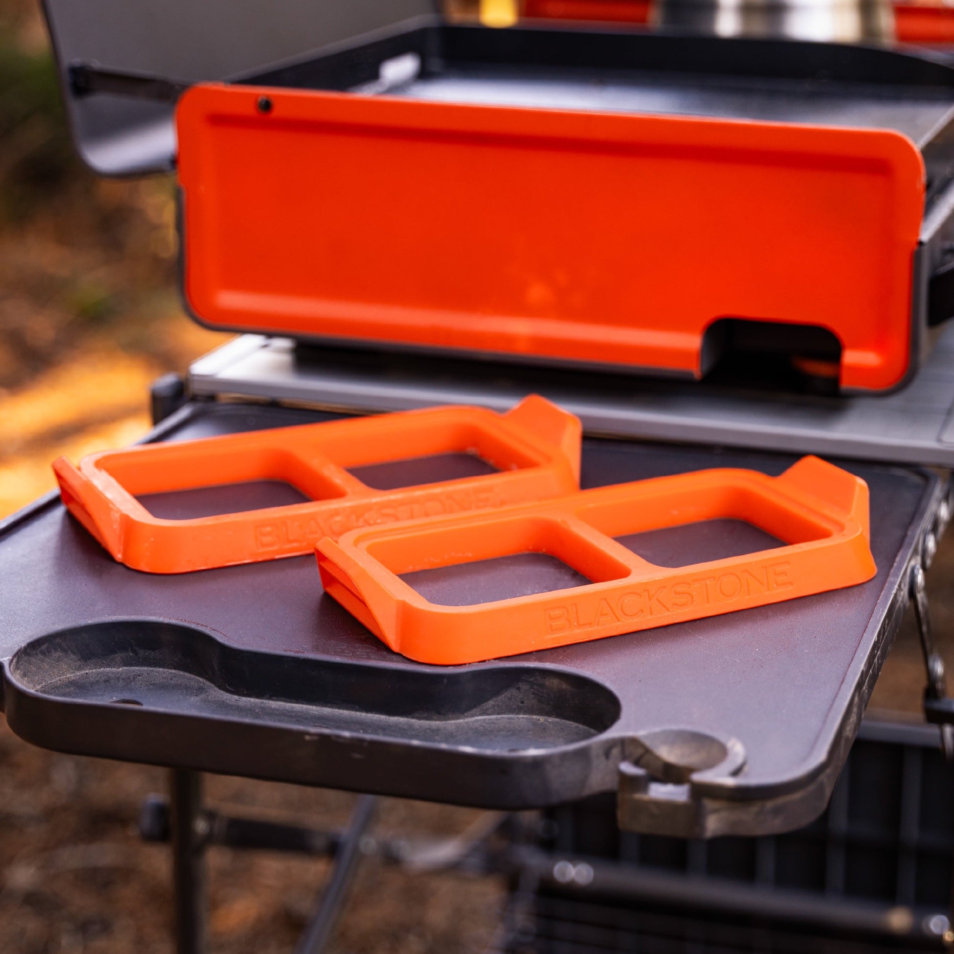 Professional Grade Silicone Egg Ring Tray Set with Heat-Resistant Handles, 2-Piece - Multi-Purpose Hand Tool for Daily Meal Prep Detail