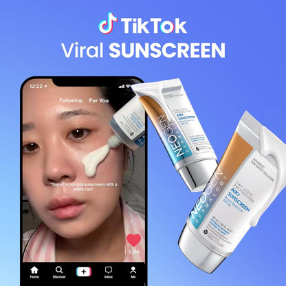 Neogen Day-Light Protection Airy Sunscreen SPF 50, 1.69 fl oz | Broad-spectrum UVA/UVB with hyaluronic acid and oil control; non-greasy, semi-matte finish for oily, combination skin