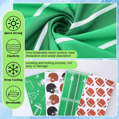FuWeave 24 Pack Baseball Cooling Towel 40 x 12 Inch Breathable Sport Cooling Towel Microfiber Fast Drying Baseball Team Gifts for Athletes Yoga Gym Camping Running