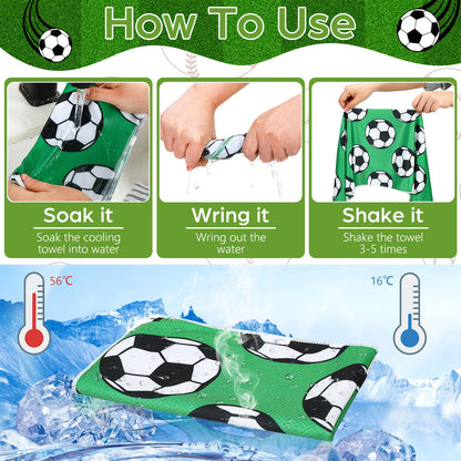 Remagr 12 Pcs Baseball Cooling Towels 30" x 9" Quick Dry Microfiber Sweat Towels for Workout, Gym, Running, Baseball Teams Sports Fans Party Favors Gifts