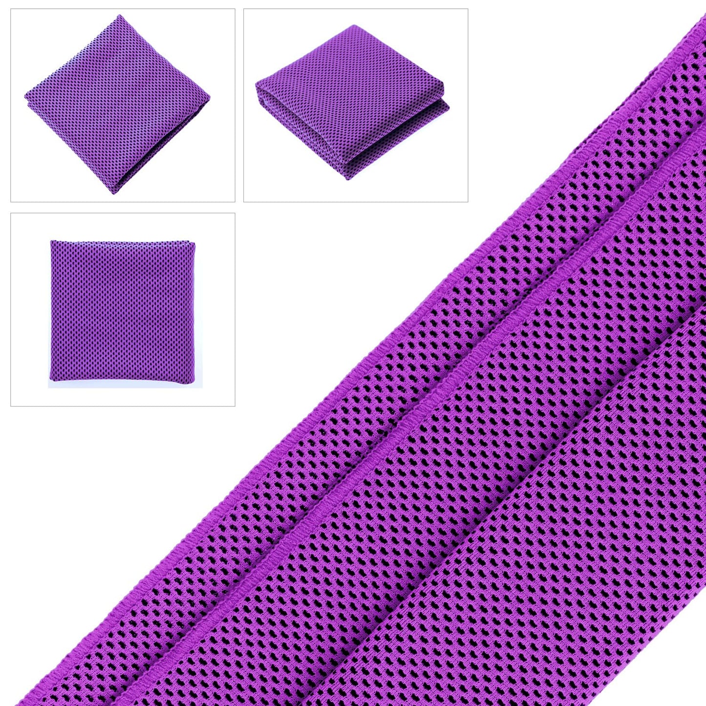 Cooling Towels (40"x 12", Pack of 30) for Neck and Face, Cold Towel for Hot Weather, Sports, Workout, Fitness, Gym, Yoga, Golf, Pilates, Travel, Camping & More