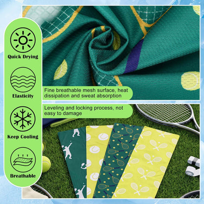 FuWeave 24 Pack Baseball Cooling Towel 40 x 12 Inch Breathable Sport Cooling Towel Microfiber Fast Drying Baseball Team Gifts for Athletes Yoga Gym Camping Running