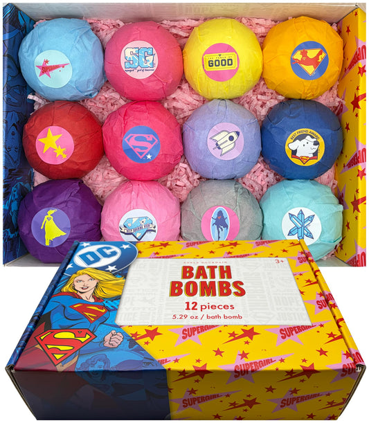 XXXL Bath Bombs for Women Gift Set, 7 Pack, Spa Scents, Adelegourdain | 7 Scents - Arrives in Gift Box - XXXL (200g) - Long-lasting Fizz & Scent - Non-Staining - For Birthdays, Mothersday and More