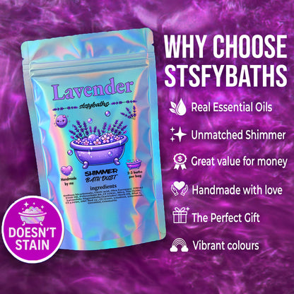 Sky Blue Bubblegum Shimmer Bath Bomb in A Bag - Handmade Scented Bath Bombs for Women,Kids and Men - Bathbomb Fizzies Perfect for Boys and Girls All Ages (4.4 Ounce, Sky Blue)