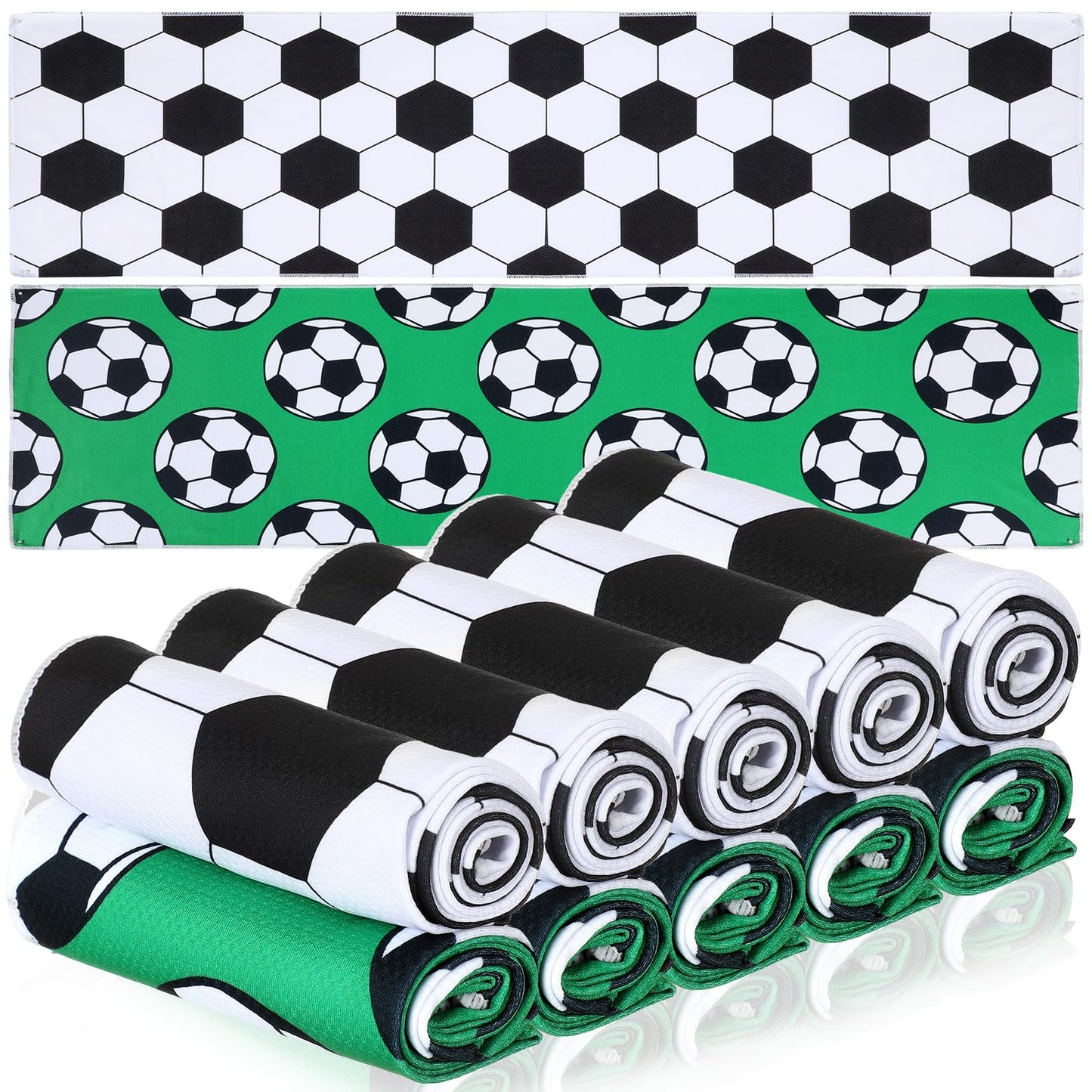 Remagr 12 Pcs Baseball Cooling Towels 30" x 9" Quick Dry Microfiber Sweat Towels for Workout, Gym, Running, Baseball Teams Sports Fans Party Favors Gifts