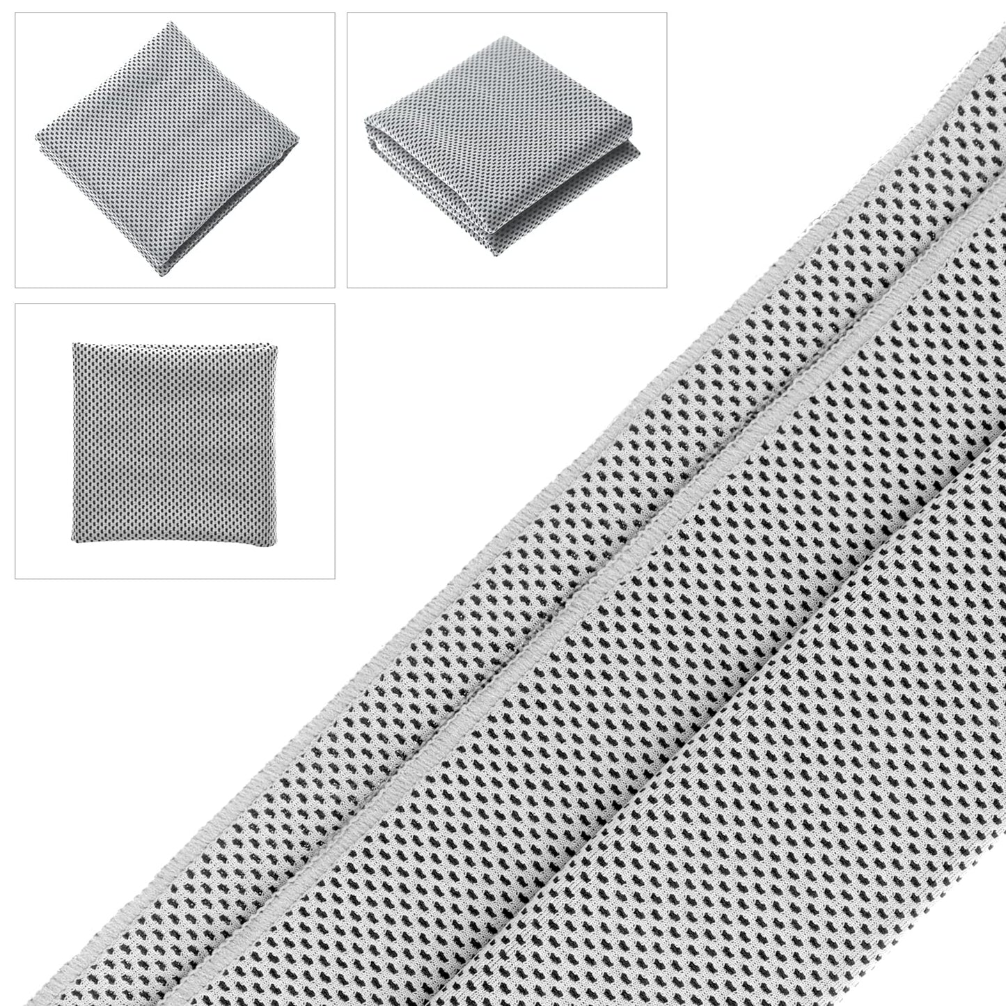 Cooling Towels (40"x 12", Pack of 30) for Neck and Face, Cold Towel for Hot Weather, Sports, Workout, Fitness, Gym, Yoga, Golf, Pilates, Travel, Camping & More