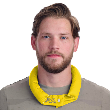 KOOLGATOR Evaporative Cooling Neck Wrap – Reusable Neck Cooler with Long Lasting Relief During Hot Weather Activities, Sports, & Outdoor Work, Water Drops, 1 Pack