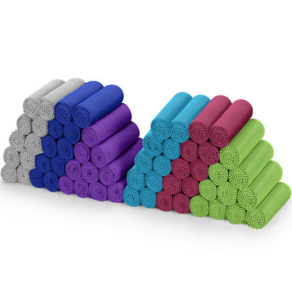 Cooling Towels (40"x 12", Pack of 30) for Neck and Face, Cold Towel for Hot Weather, Sports, Workout, Fitness, Gym, Yoga, Golf, Pilates, Travel, Camping & More