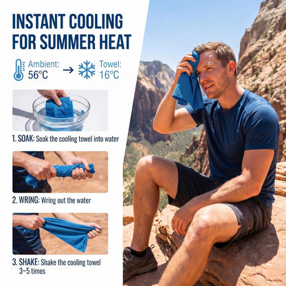 4 Packs Cooling Towels for Neck and Face(40"x 12"), Cool Sweat Towels for Hot Weather, Cooling Towels for Athletes, Lightweight Soft Breathable Towels for Yoga, Sport, Workout, Running, Gym, Camping