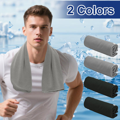 4 Pack Cooling Hoodie Towels Cooling Towels for Neck and Face Quick Drying Sweat Towel Wraps Cooling Head Neck Wraps Sun Protection for Hot Summer Weather Sport Workout