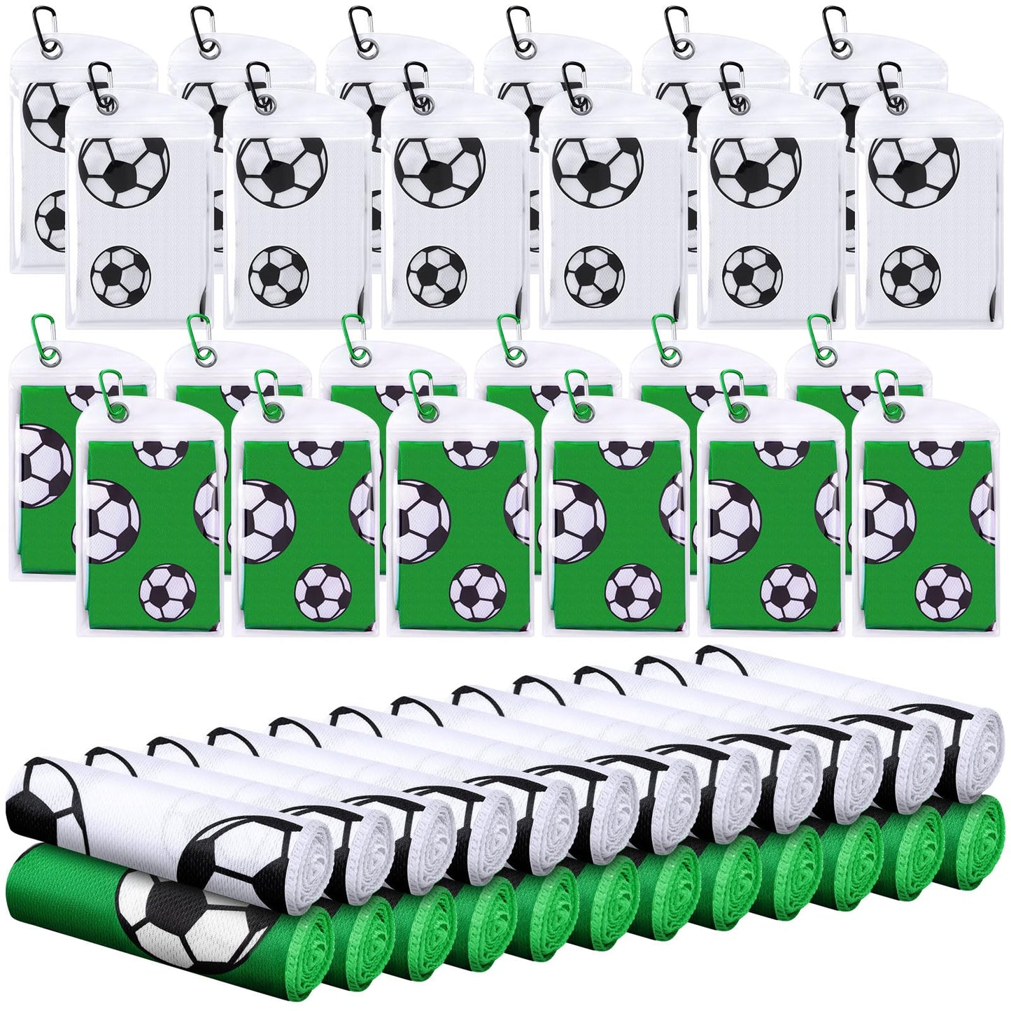 Mindsoft 12 Set Softball Cooling Towels for Sports Team Gifts with Carrying Pouch 30 x 9 Inch Softball Towels Bulk Microfiber Ice Cooling Rags for Birthday Party Favors Swag Bag Stuffers