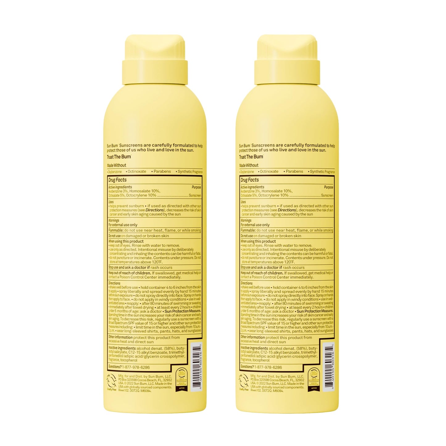 Sun Bum Kids SPF 50 Sunscreen Clear Body Spray - Broad Spectrum Water-Resistant with Vitamin E - Wet or Dry Skin Application - Hawaii 104 Act Compliant (Without Octinoxate & Oxybenzone) - 6 oz
